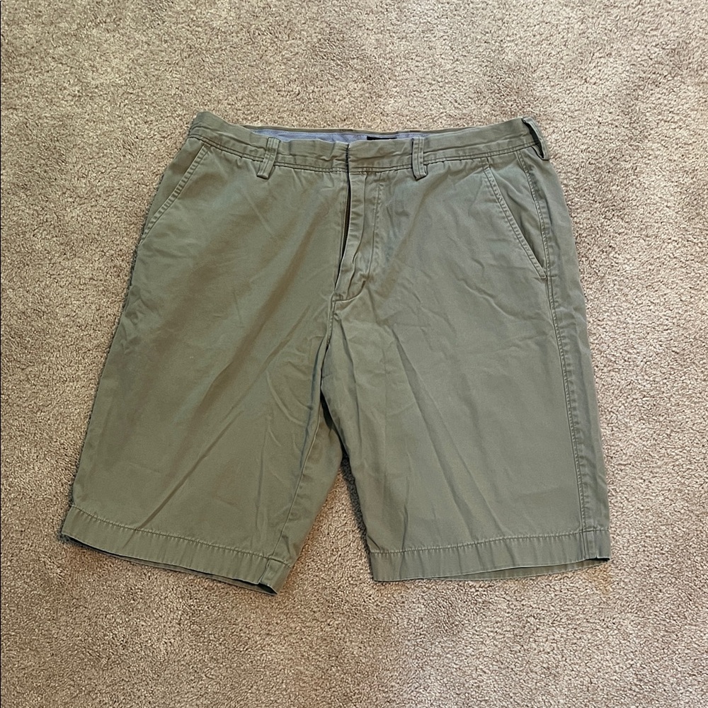 J. Crew Khaki Flat Front Shorts